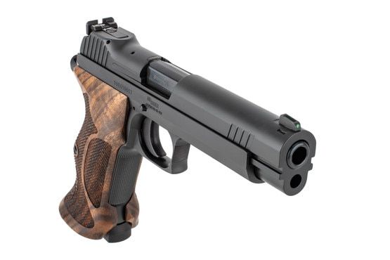 SIG P210 Target 9mm pistol features adjustable target sights